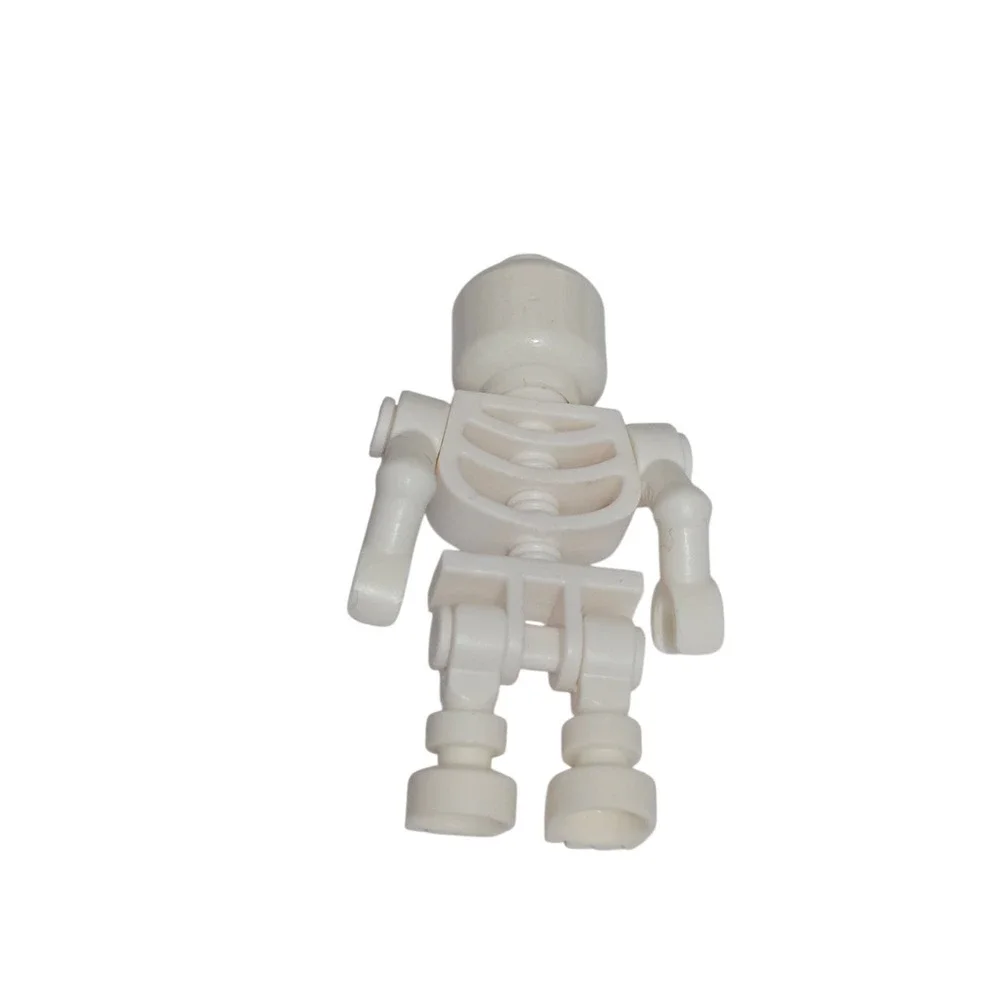 LEGO Skeleton‎ Minifigure White Classic gen001 Castle Pirates Halloween Figure